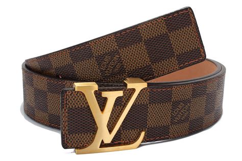 louis vuitton belt brown and gold|genuine louis vuitton belt.